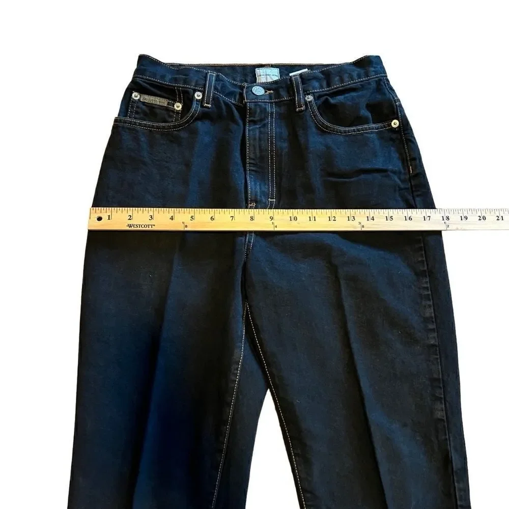 Calvin Klein Black Five Pocket Jeans. Size 6. 32 inch inseam. Great Condition!!